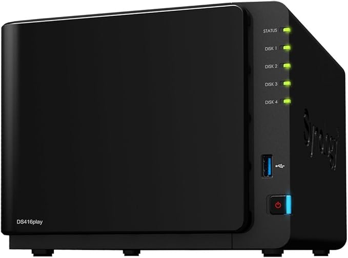 synology群晖科技 ds416play nas 储存器(无磁盘)